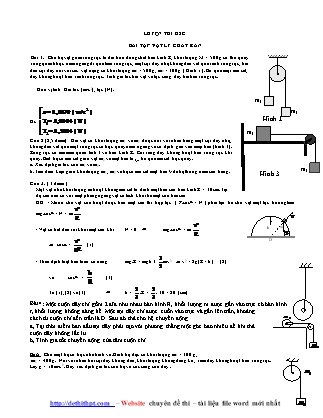 Tài liệu luyện thi học sinh giỏi môn Vật lý Lớp 12 - Bài tập vật lý chất rắn